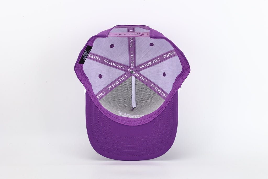 Purple Rope Hat