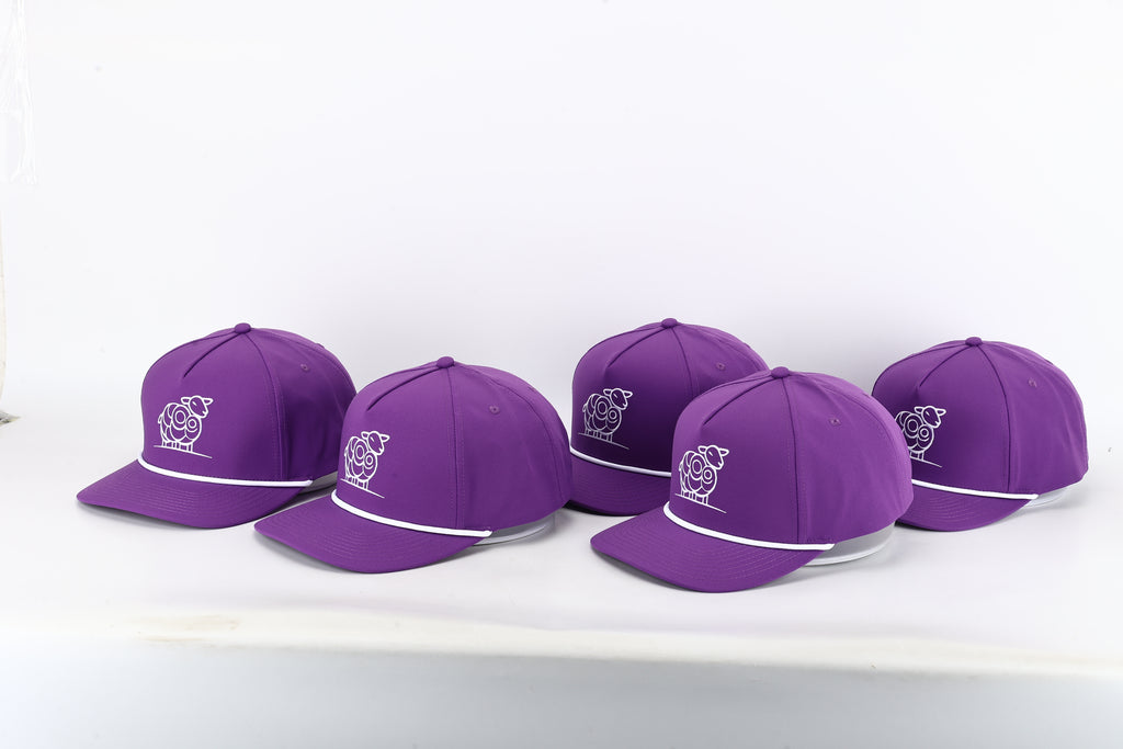 Purple Rope Hat