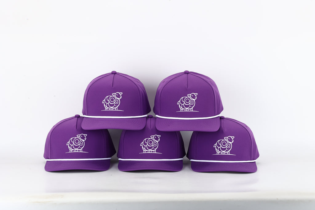 Purple Rope Hat